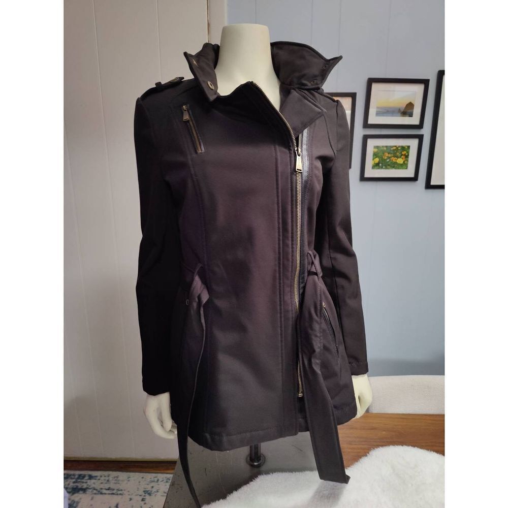 Michael Michael Kors Rayon Motorcycle Jacket/Raincoat